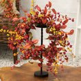 Bild in Galerie-Betrachter laden, Bountiful Berries & Leaves Kerzenring, 16,5 cm