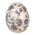 Bild in Galerie-Betrachter laden, Deko-Ei Ø 11x14 cm, beigeblau, Keramik