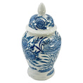 Bild in Galerie-Betrachter laden, Chinoiserie-Glas in Blau-Weiß