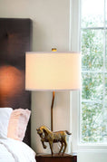 Bild in Galerie-Betrachter laden, Gold Stallion Horse Tischlampe