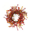 Bild in Galerie-Betrachter laden, Bountiful Berries & Leaves Kerzenring, 16,5 cm