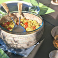 Bild in Galerie-Betrachter laden, Lunch Bowl Glas & Rattan
