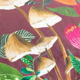Bild in Galerie-Betrachter laden, Kissen Wild Garden Mushrooms, Weinrot