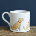 Bild in Galerie-Betrachter laden, Mischievous Mutts Hundebecher, Motiv Golden Retriever