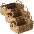 Bild in Galerie-Betrachter laden, Seegraskorb Set 3 teilig Korb Natur Seegras