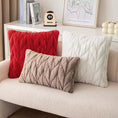 Bild in Galerie-Betrachter laden, Gemütliches Kissen Trio Set - Weiß, Beige & Rot