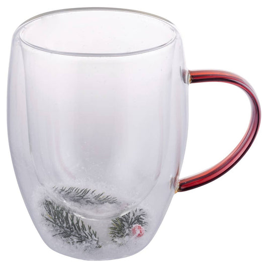XMAS BECHER MIT 'SCHNEEGESTÖBER'