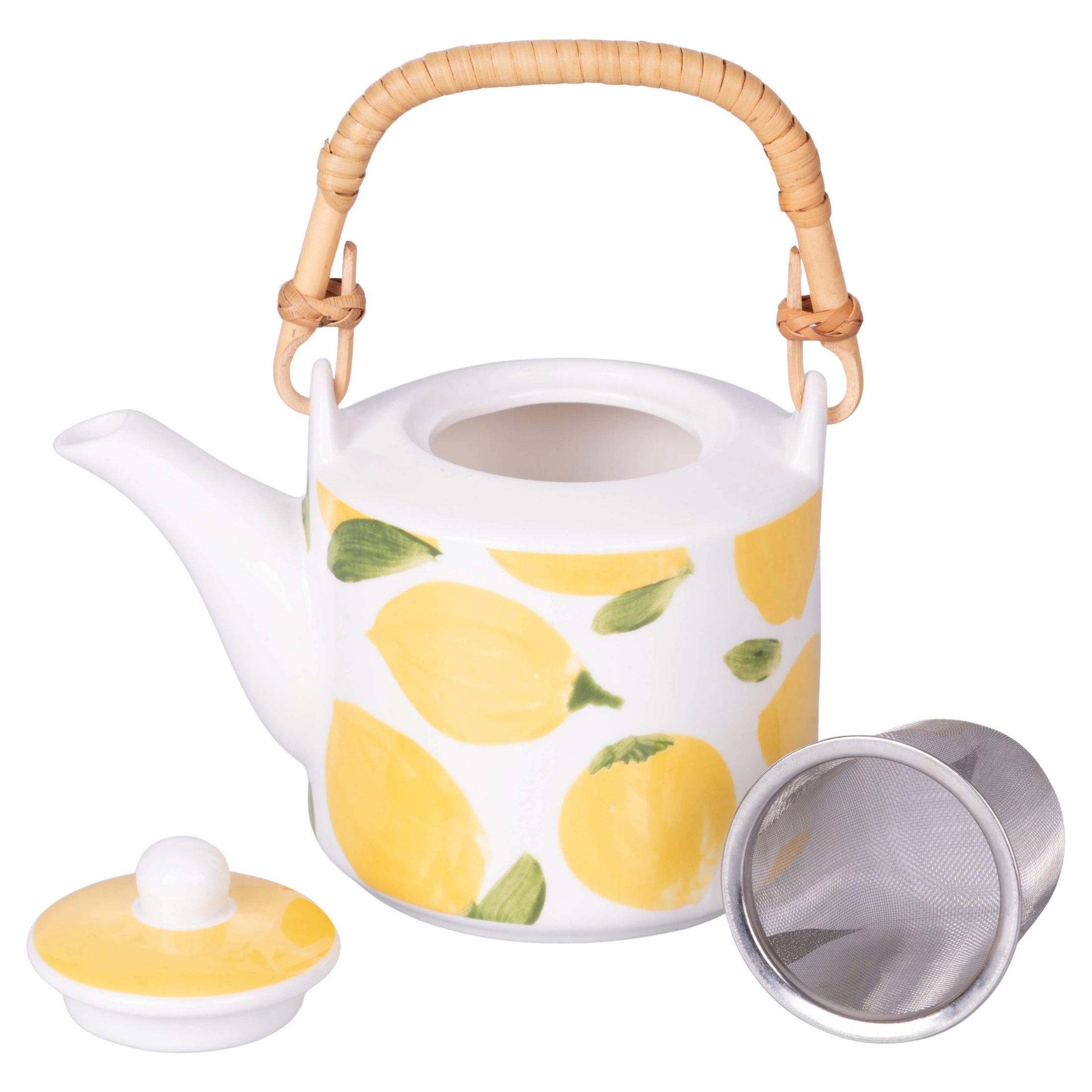 Fruit Life Set Teekanne + 2 Tassen Zitrone