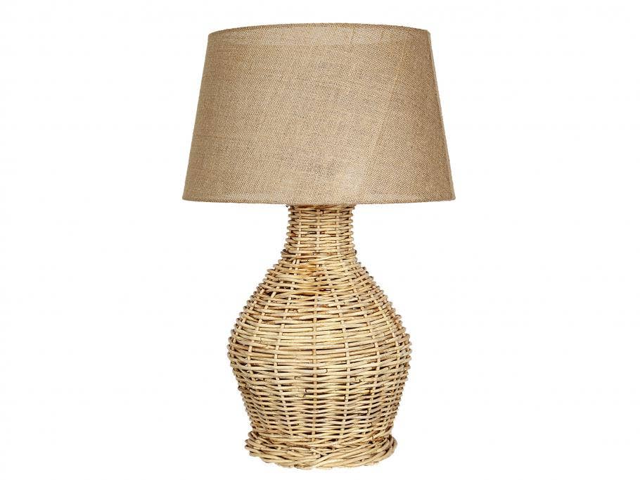 Rattanlampen mit Schirm in zeitloser Eleganz 81 cm