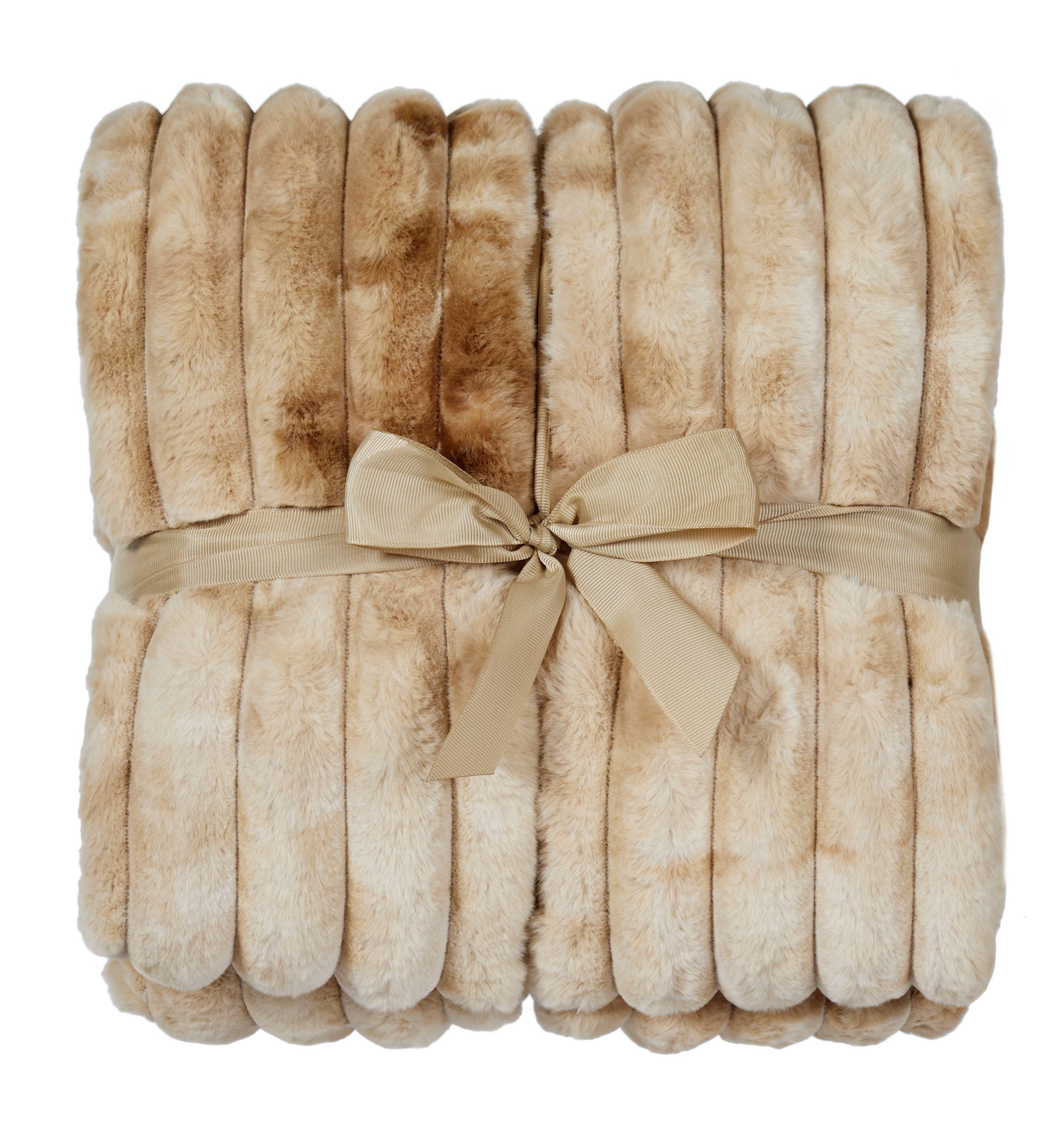 Kuscheldecke Stripy Blanket Toffee