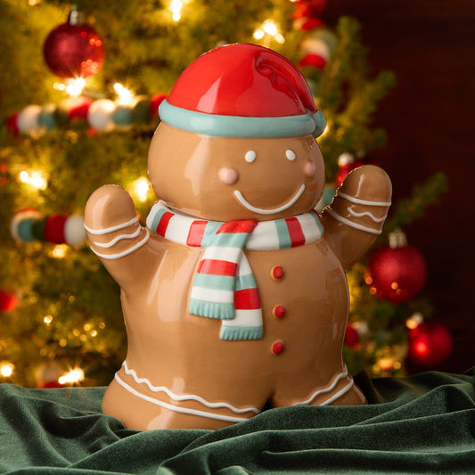 Weihnachtlicher Lebkuchen 3D-Keksdose 25 cm