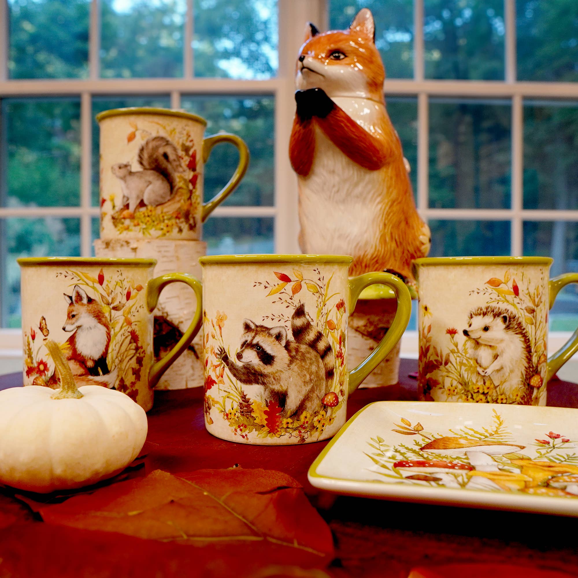 Woodland Critters Herbsttassen-Set