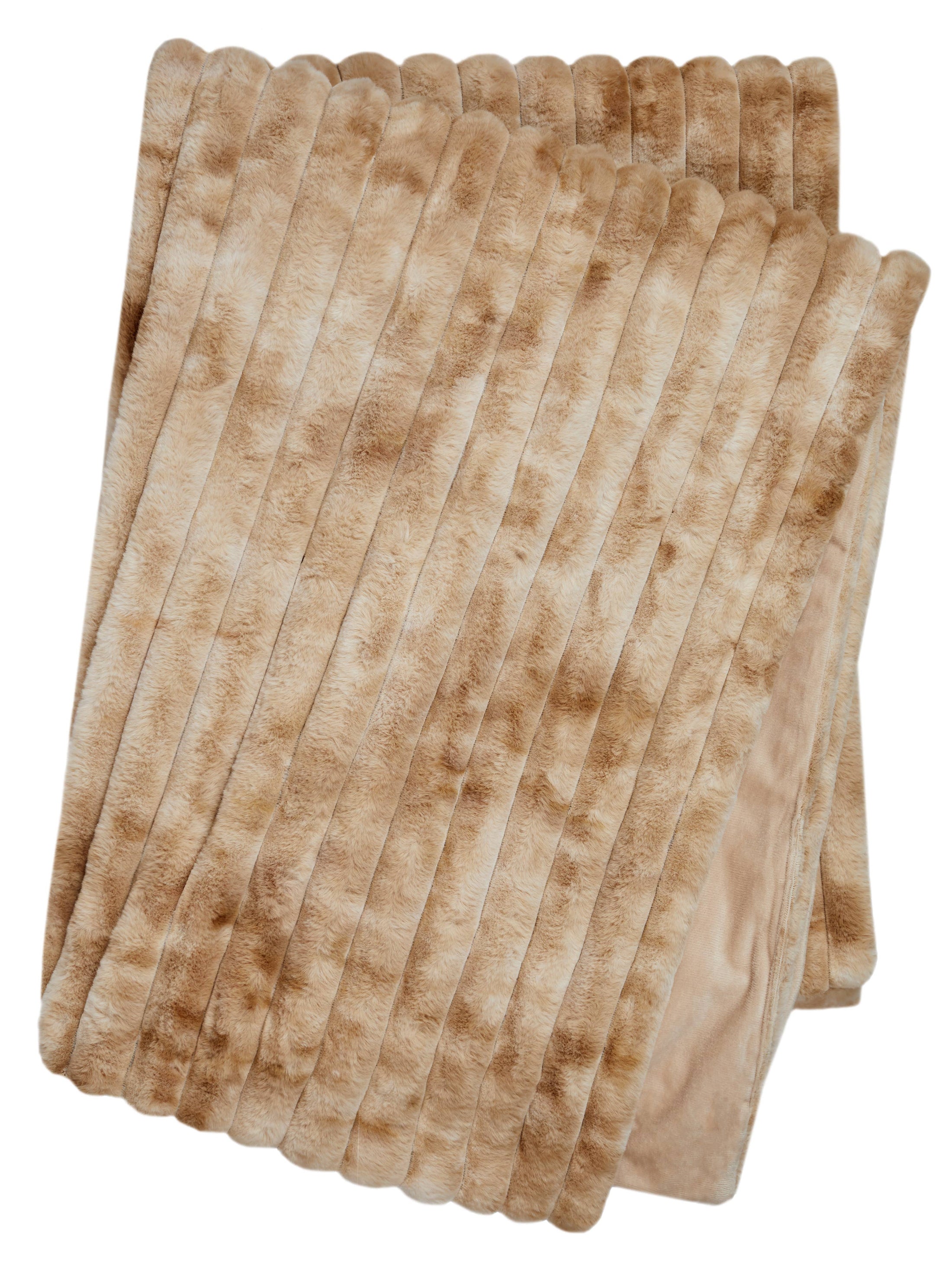 Kuscheldecke Stripy Blanket Toffee