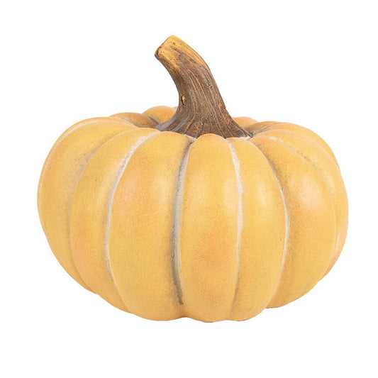 Deko-Kürbis, orangefarbener Kunststoff