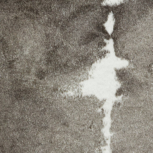 Grim Kuhfellteppich Berggrau/Weiß