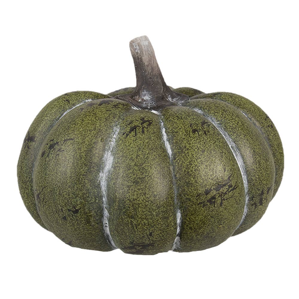 Deko-Kürbis, grüne Keramik