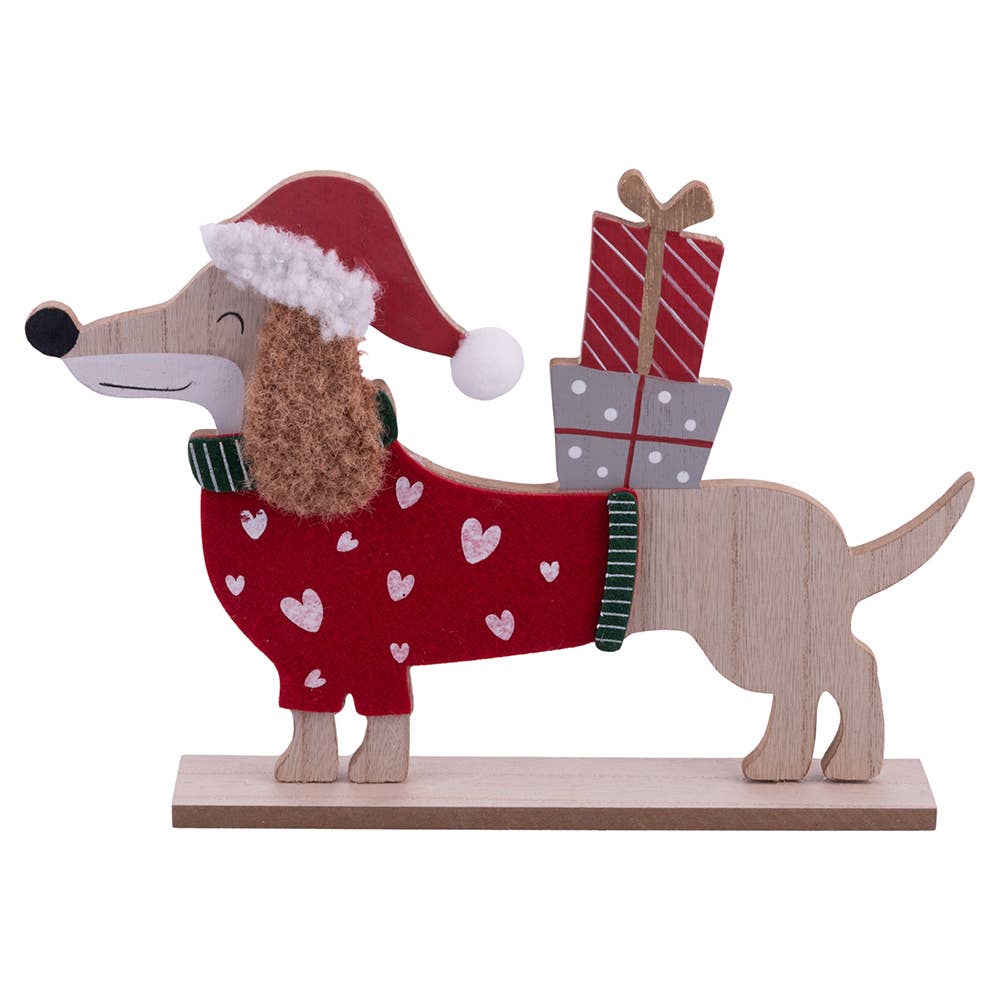 🎄 Weihnachtliche Hundedekoration „Dackel Natalotto“