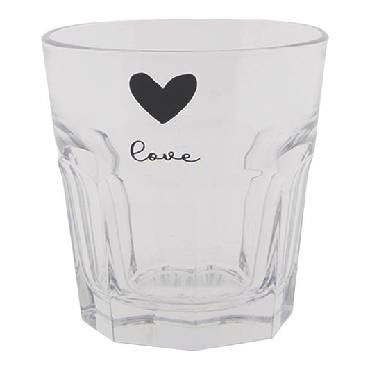 SPAR-SET 🖤 Glasbecher & Karaffe HERZ, 3tilg