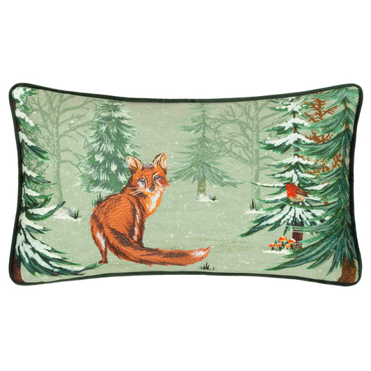 Lodge Wood Fox Kissen, Eichengrün