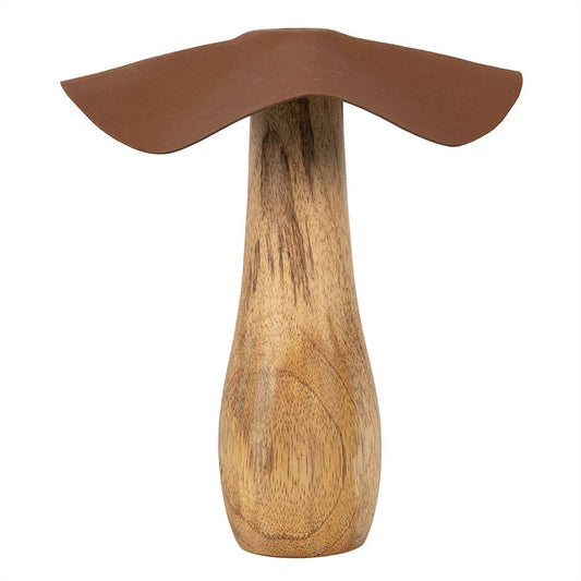 Holz Dekopilz Ø 16x15 cm