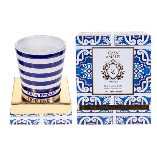 CASA AMALFI Blaue Grottenkerze Candle