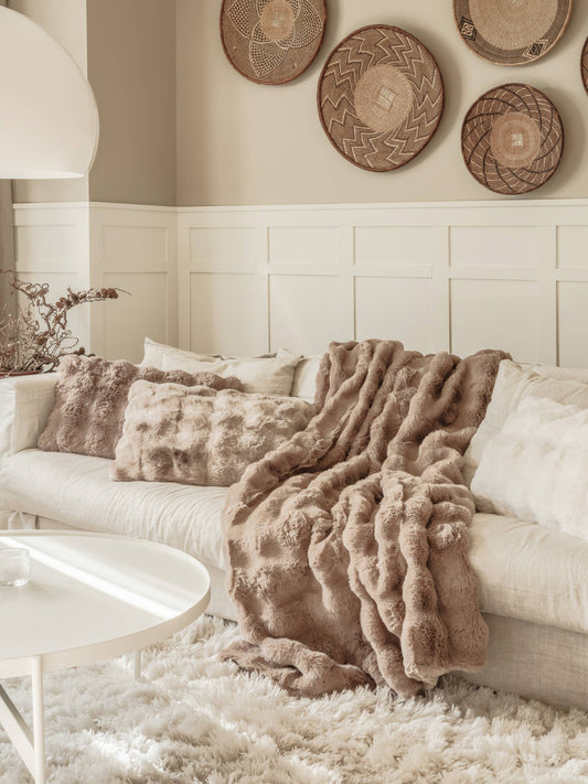 Plaid Misty - Taupe