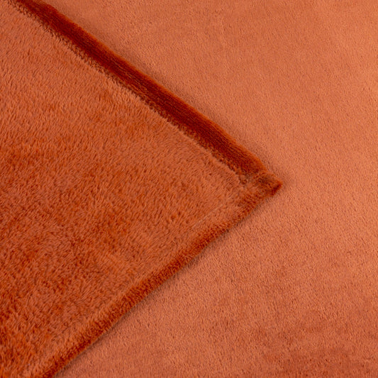Harrow Fleece-Decke Rostfarben
