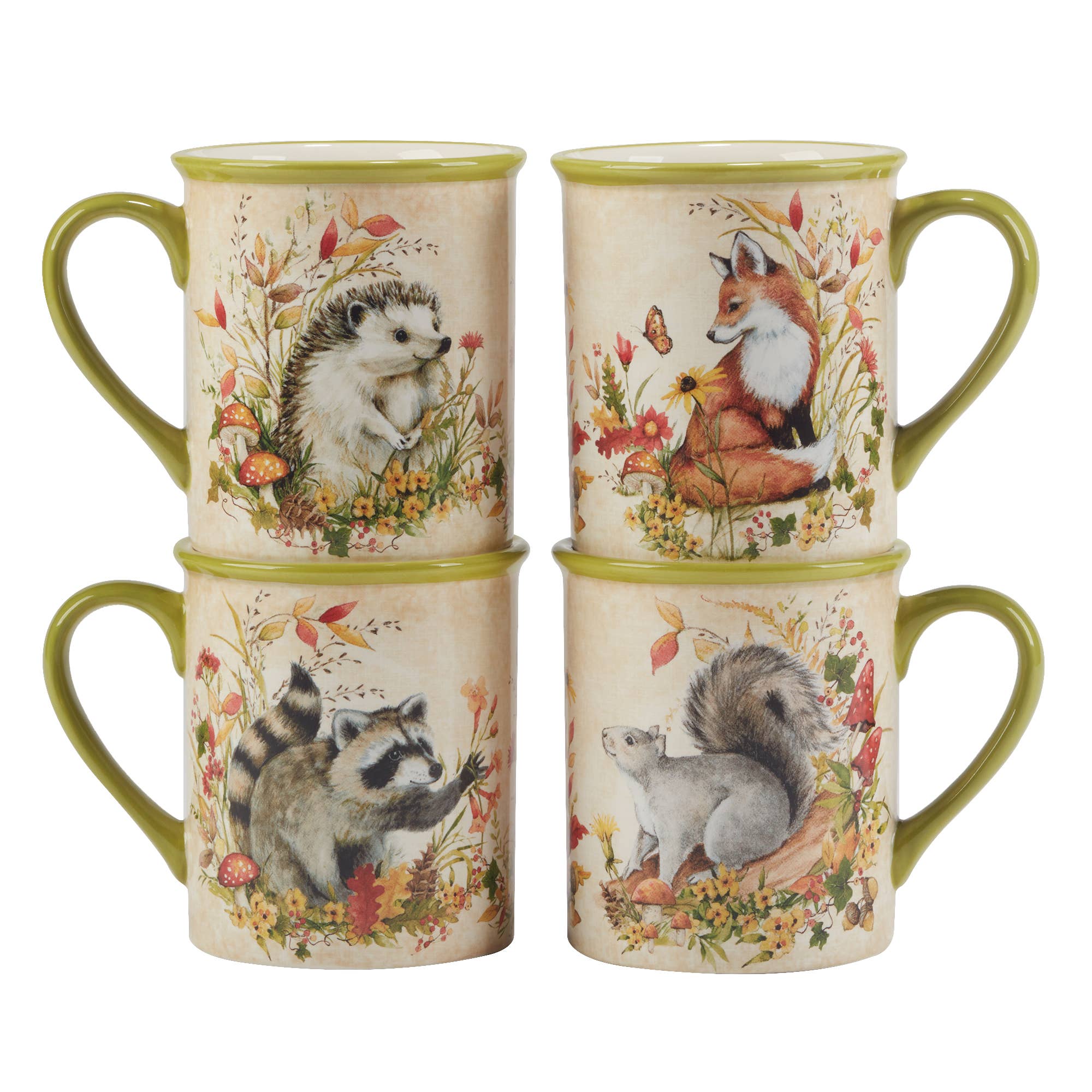 Woodland Critters Herbsttassen-Set