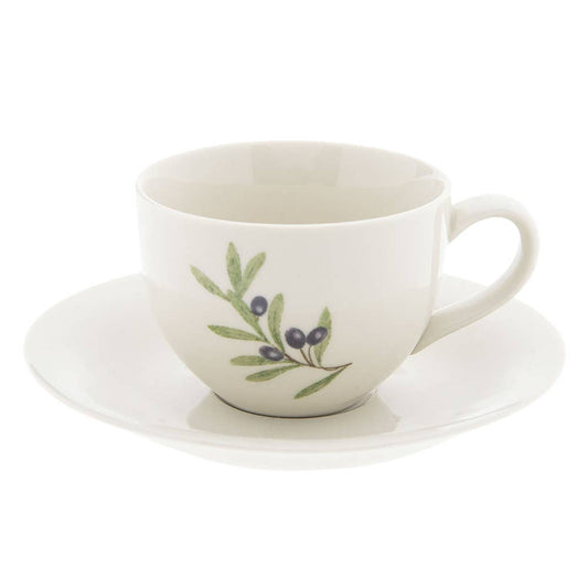 Tasse und Untertasse OLIVENZWEIG, 2er Set
