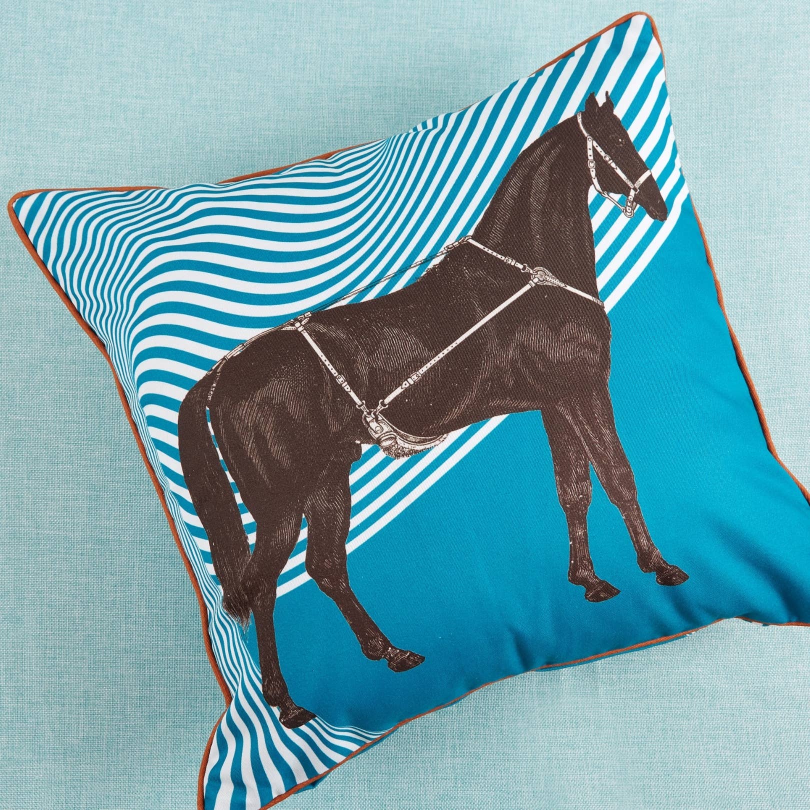 EQUUS CHEVAL Otique Deko Kissen blau