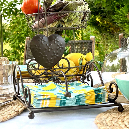 Brauner Serviettenhalter