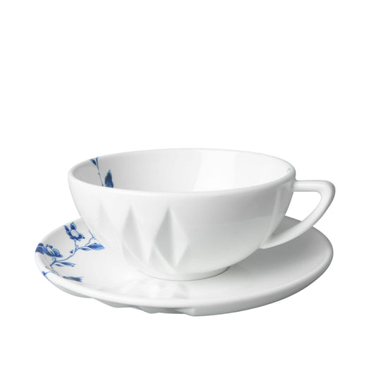 Tasse und Untertasse Blue Fold