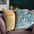 Bild in Galerie-Betrachter laden, Kissen Orient Chinoiserie Schieferblau
