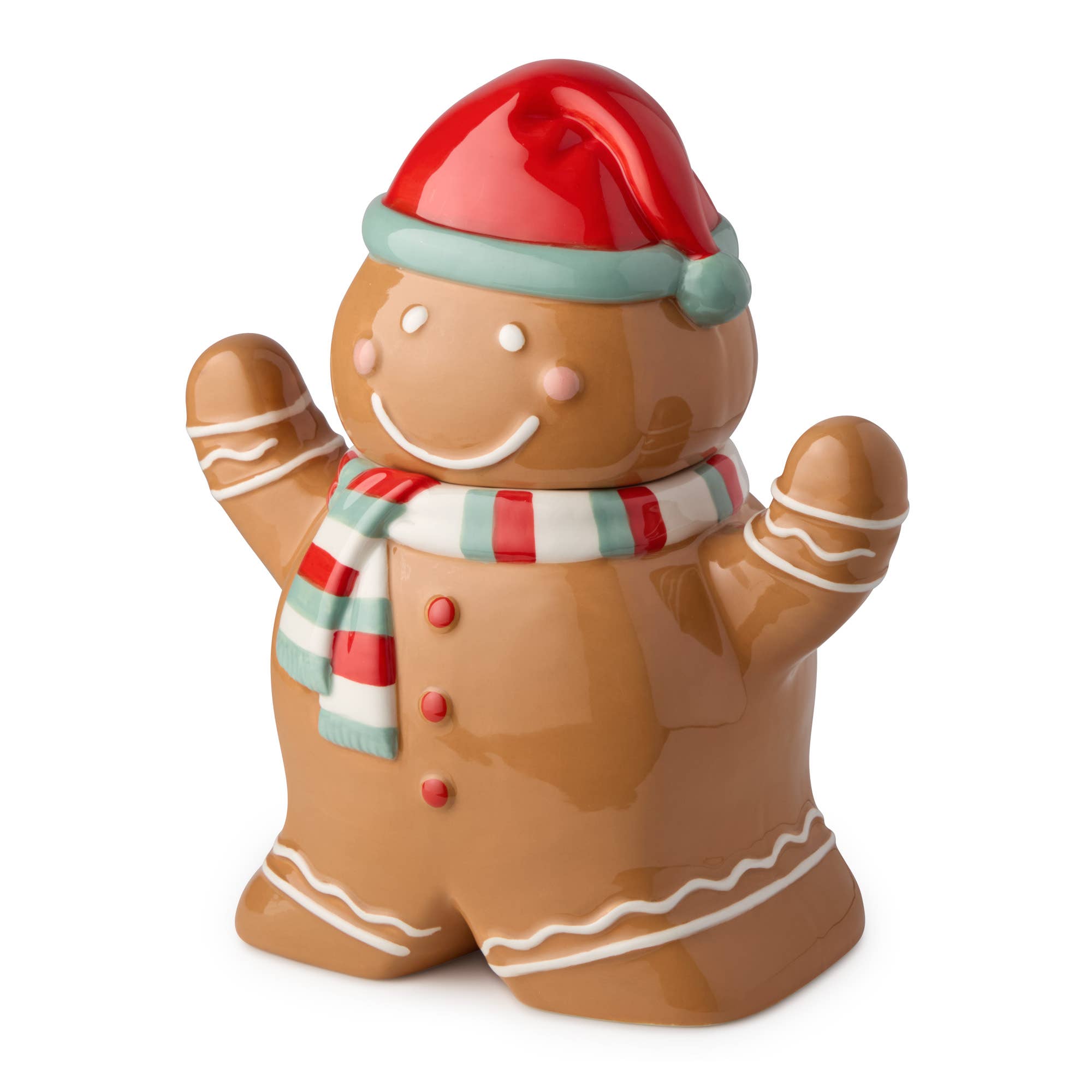 Weihnachtlicher Lebkuchen 3D-Keksdose 25 cm