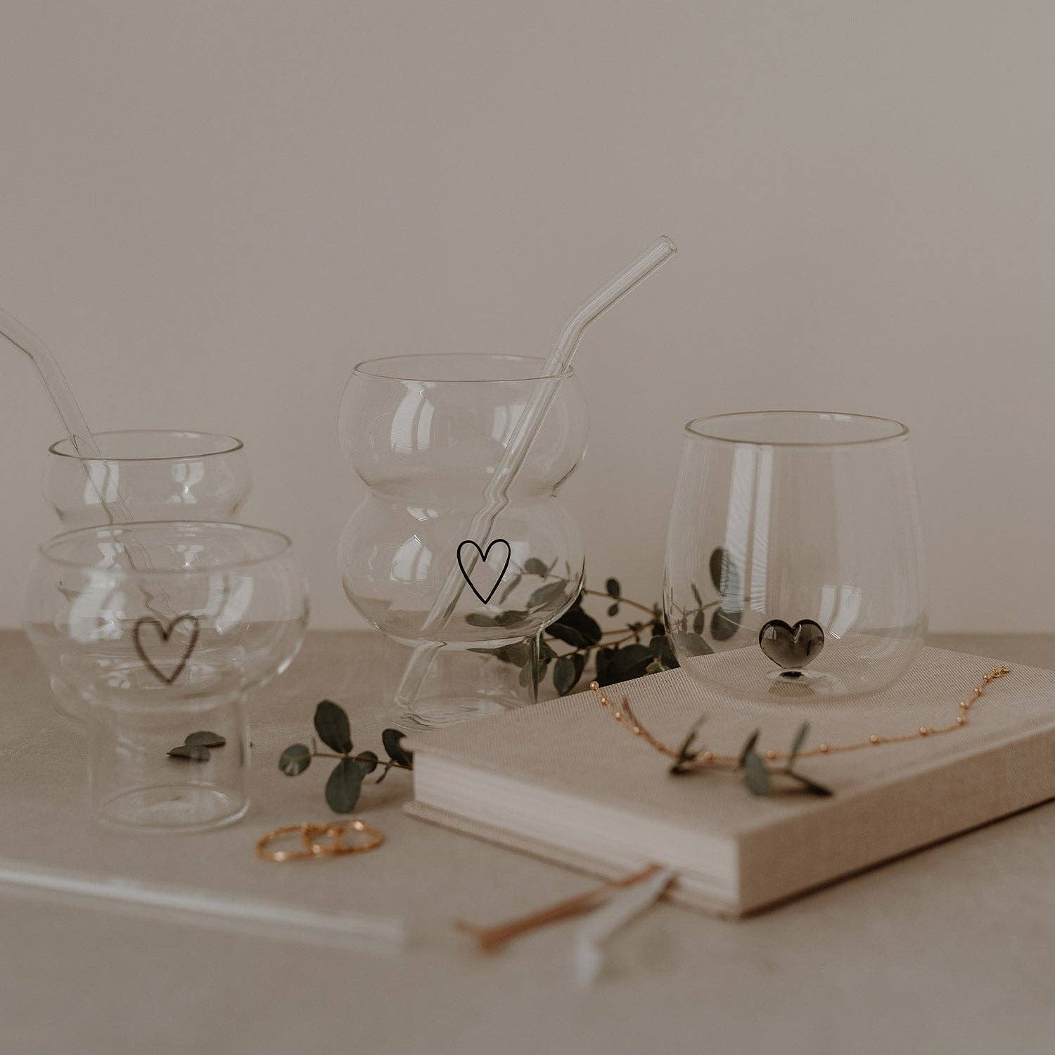 Double Bubble Glas HERZ