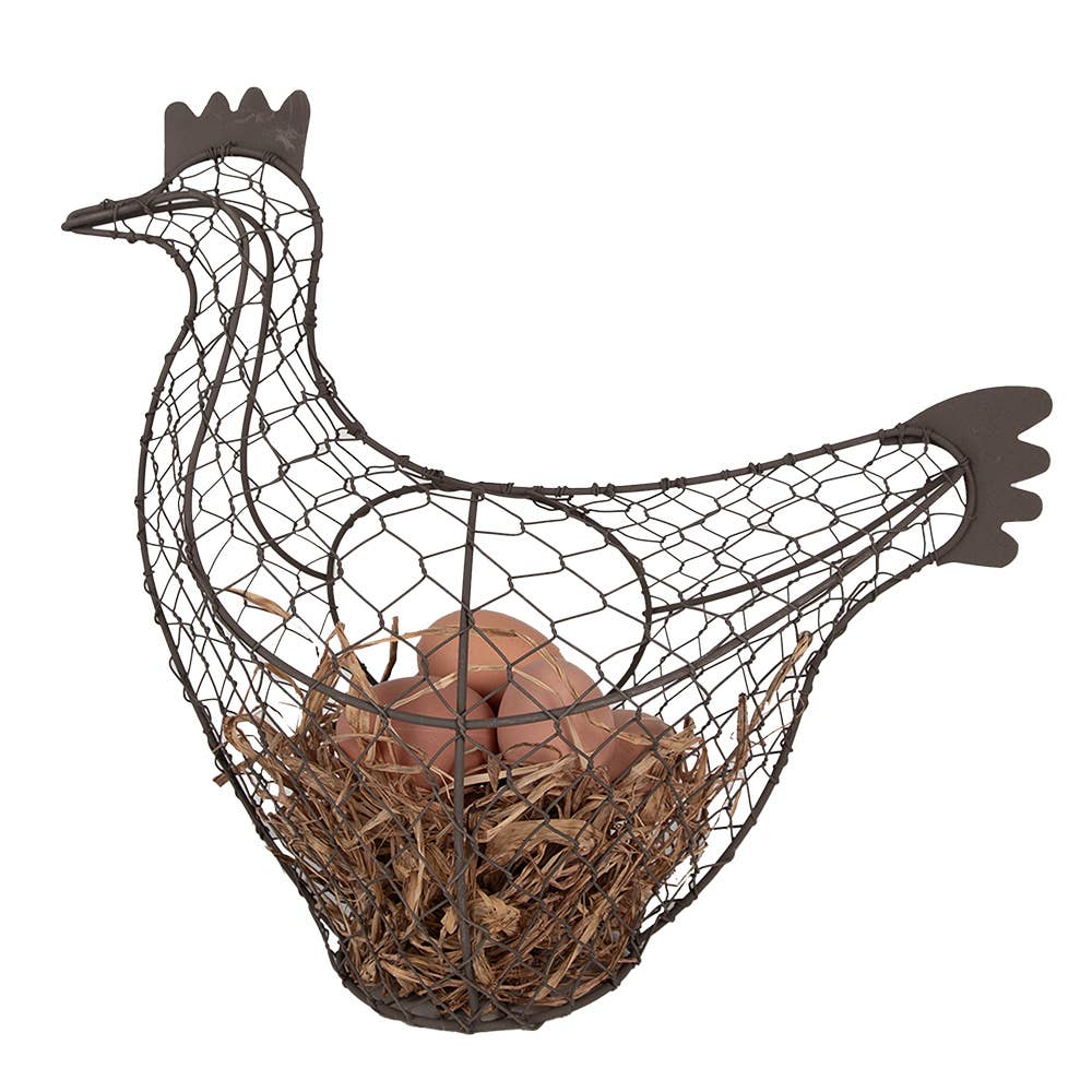 Eierkorb Huhn 32 cm