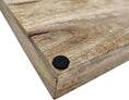 Bild in Galerie-Betrachter laden, Tablett Mangoholz Dekotablett massives Holz Tischdeko Serviertablett 30 x 30 cm
