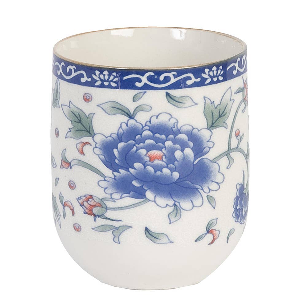 Espresso Cup Blooming Blue
