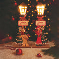 Bild in Galerie-Betrachter laden, XMAS LAMPIONE FROHE WEIHNACHTEN H 45 CM
