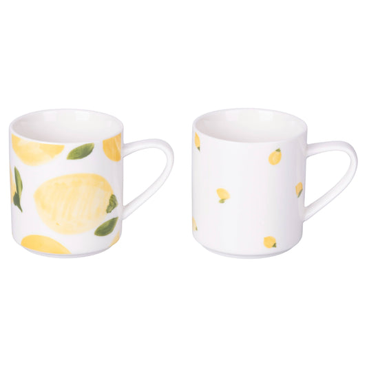 Fruit Life Set Teekanne + 2 Tassen Zitrone