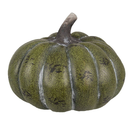 Deko-Kürbis, grüne Keramik
