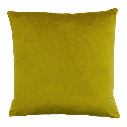 Palm Grove Velvet Jacquard-Kissen Gold/Blaugrün