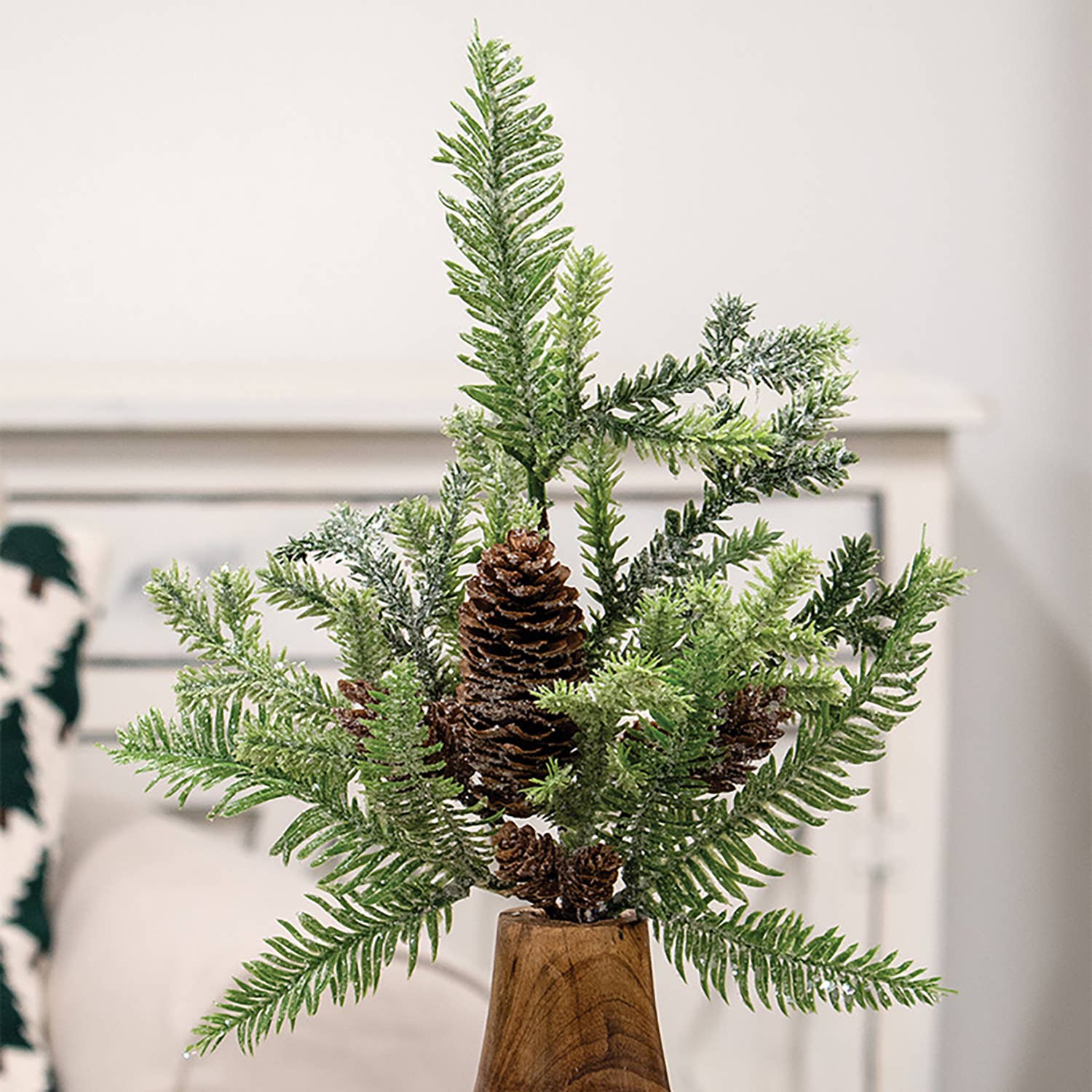 Glitzerndes Millwood Pine Spray, 40 cm