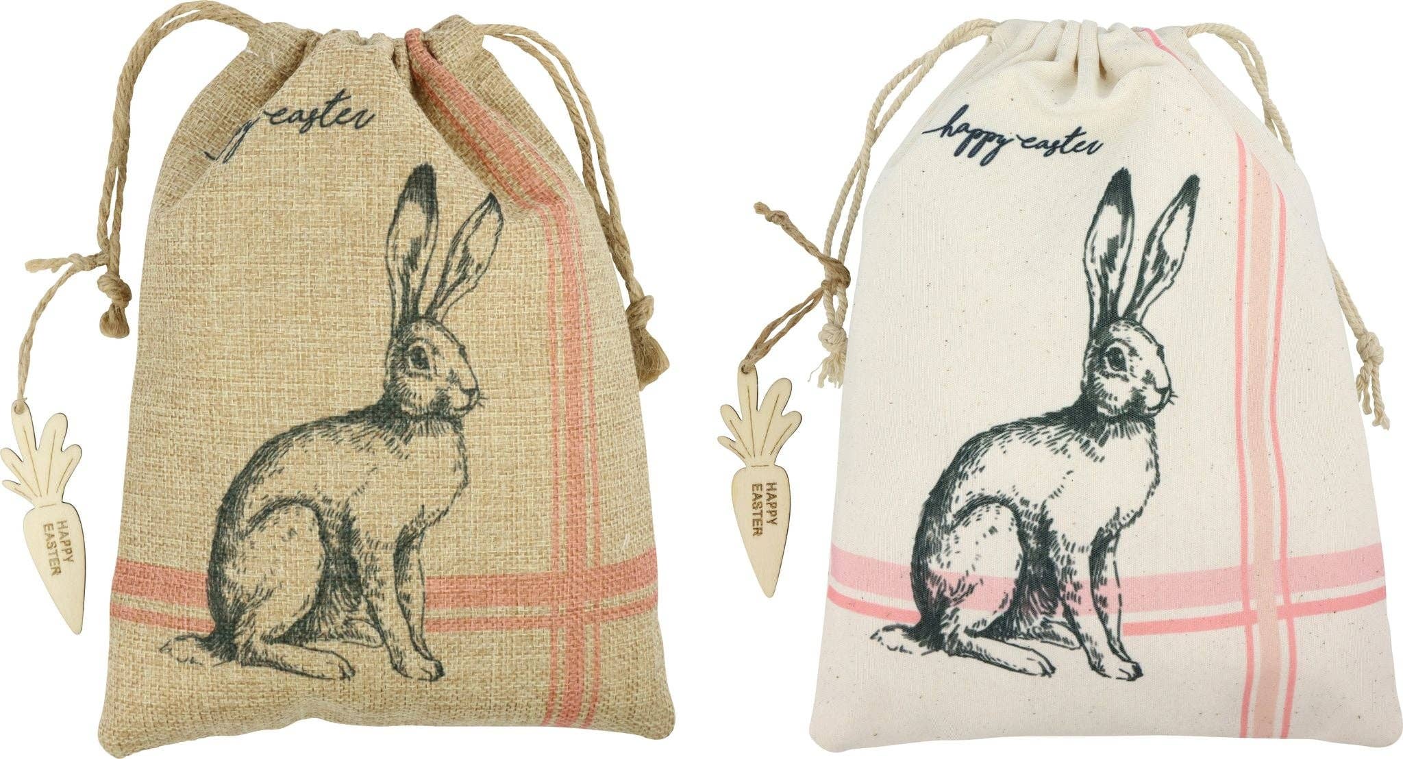 BEUTEL HAPPY EASTER  2 TEILIGES SET