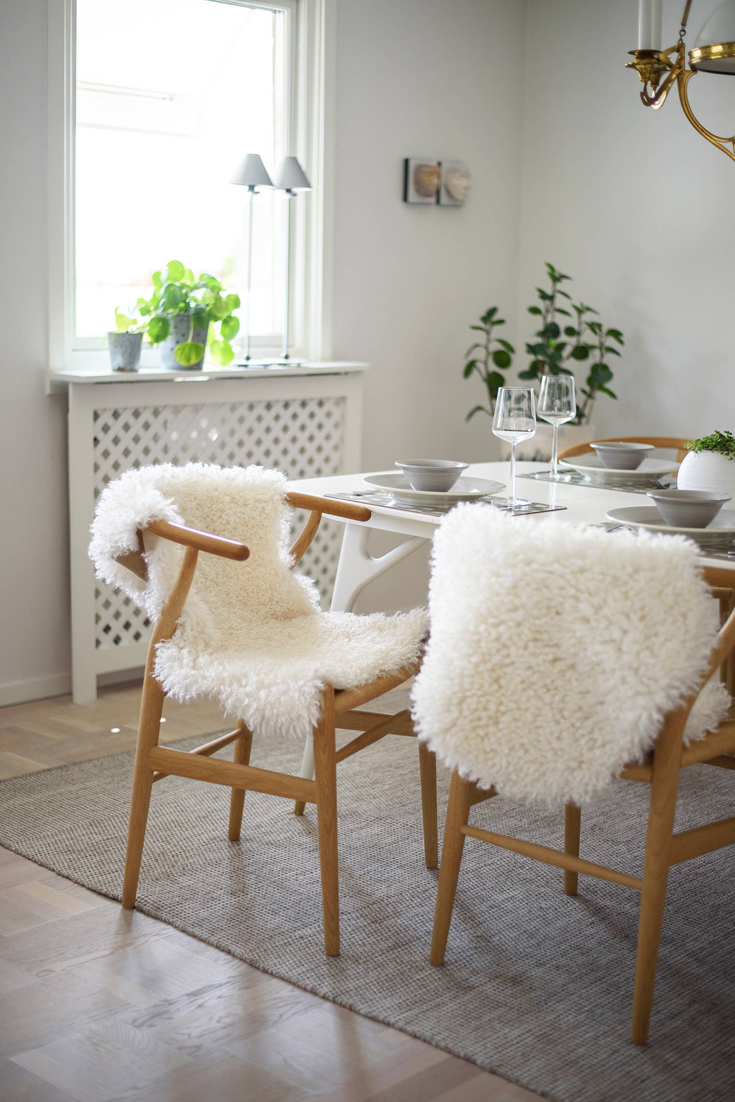Wollteppich Carpet Ivory