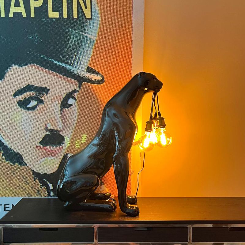 Lampe 'Sitting Panther'